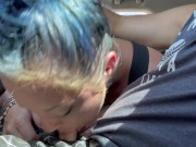 Wife blows hubby in car 3/16