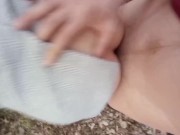 fake taxik street pickup!! Fucked her in the forest! creampie scene!! 9/16