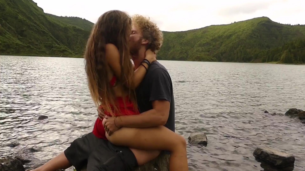 Xxx Gora Or Lakre - Horny couple pleasuring each other and making love passionately at a  volcanic crater lake - RedTube