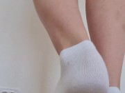 Trampling #74 white socks 9/16