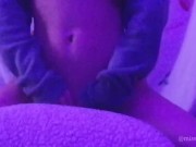 Amateur hot skinny brunette Has Multiple Orgasm Rubbing Her Pussy On The Pillow humping pillow  14/16