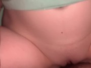 Girlfriend asked for birthday fun, with family in the living room 4/16