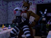 Freddy plays with the puppet (with sound)