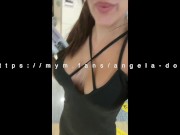 Angela Doll - je suce un mec au cinema et lui demande de m'enculer dans les WC 9/16