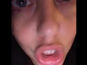 Wanna drink some pretty girl spit? 8/16