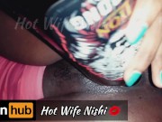 Sri Lankan Hot Wife having Fun by inserting a Beer bottle to her Pussy  බියර් බෝතලෙන් ගත්තු සැපක් 8/16