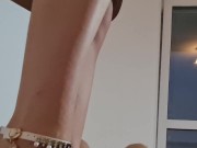 Trampling #75 wite high heels 16/16