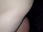 Little doggy PAWG action butthole covered in cum 13/16