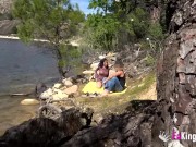 VOYEUR FUCK: Filming an amateur couple outdoors! 10/16