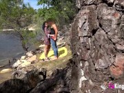 VOYEUR FUCK: Filming an amateur couple outdoors! 11/16