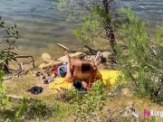 VOYEUR FUCK: Filming an amateur couple outdoors! 13/16