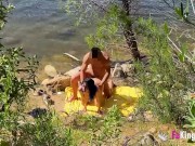 VOYEUR FUCK: Filming an amateur couple outdoors! 15/16