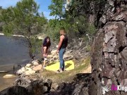 VOYEUR FUCK: Filming an amateur couple outdoors! 9/16