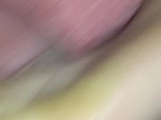 Pink fuzzy popcorn socks and wrinkled soles wind up all cummy somehow?!=) 15/16