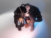 Hungry Slut x Three Monster Cocks 1/16