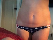 Perfect natural tits milf in stars and stripes bikini sexy doggystyle Part 1 3/16