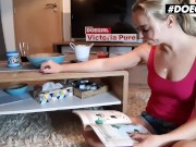 DOEGIRLS - VICTORIA PURE NAUGHTY CZECH POV BLOWJOB AFTER HOMEWORK 1/16