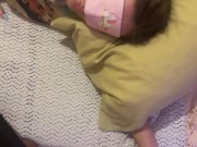 I WAKE UP MY STEPSISTER AND SHE HAVE DONE ME A MAGIC BLOWJOB & ( DEEPTHROAT) 5/16