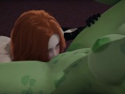 Black Widow and Poison Ivy fuck using toys. 7/16