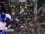 SONYA VS. KITANA - MORTAL KUMBAT 1/16