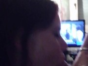 Hard blowjob and facefuck 16/16