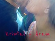 Besos,  y mamada con mi vieja en el patio de la casa, sin miedo a que nos vean los vecinos 15/16