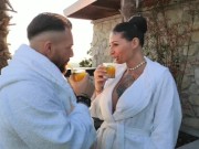 Ladymuffin has the desire and does it on the street with his followers 2/16