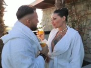 Ladymuffin has the desire and does it on the street with his followers 3/16