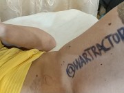 I jerked off for fans by writing my name on my body 9/16