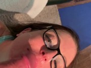 nerdy feary blue eyed blow job angel 16/16