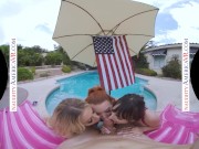 Naughty America - Three smoking hot babes enjoy the holiday together with a cock they can share! 8/16