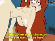 GRABITY FALLS Wendy Corduroy 2D Real CARTOON Big Ass ANIMATION Booty Riding HENTAI Cosplay Porn SEX 4/16