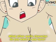 DRAGON BALL Z 2D Real Anime Waifu BULMA Big Japanese Ass Booty MILF Cosplay Hentai porn sex xxx GT 5/16