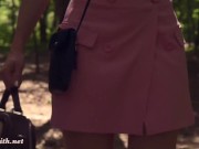 A Not Planned Date. Jeny Smith walking with stranger with mini skirt and no panties 2/16