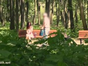 A Not Planned Date. Jeny Smith walking with stranger with mini skirt and no panties 6/16