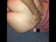 My boyfriend says I have the nicest booty ever compilation of me getting back shots reverse cowgirl 16/16