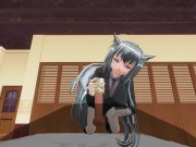 3D HENTAI jerk off your cock with her panties 11/16