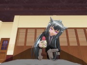 3D HENTAI jerk off your cock with her panties 12/16