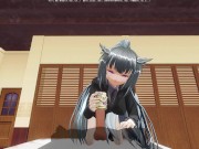 3D HENTAI jerk off your cock with her panties 13/16