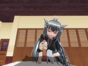 3D HENTAI jerk off your cock with her panties 15/16