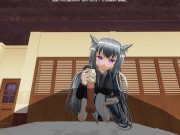 3D HENTAI jerk off your cock with her panties 7/16