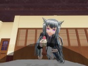 3D HENTAI jerk off your cock with her panties 8/16