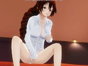 3D HENTAI Redhead girlfriend masturbates on your bed 13/16