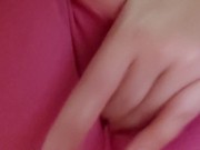 Wet short pants in a clothes shop from a hot squirting - Exposed wetting game 15/16