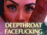 FAÇA DA MINHA GARGANTA UMA BUCETA - FODER FORTE A CARA