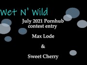 Wife gives passionate wet soapy handjob in the shower 1/16