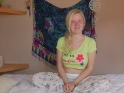 This lifelike dildo gives Anna Mai an intense climax