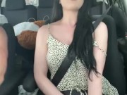 Did I just cum while he’s driving? And when we was on the roundabout!  14/16