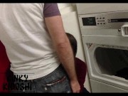 Risky Public BJ In Shared Laundromat, His Wife Worships My Cock Until I'm Cucked By Hotel Security 4/16
