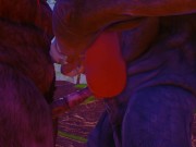 Фурри С огромными членами устроили моей жене двойное проникновение 6/16